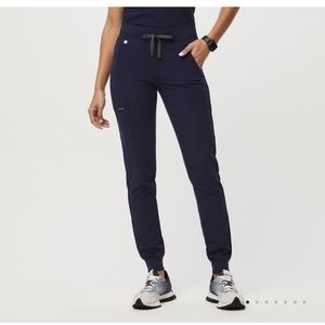 Figs blue Jogger Scrub Pants women petite